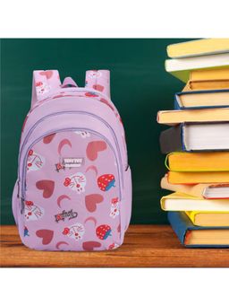 Tinytot - Purple Printed School Backpack (3-12 Years)
