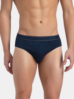 Jockey - 1010 Men Super Combed Cotton Solid Brief-Pageant Blue
