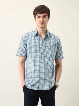 Arrow Sports - Men Green Checks Regular Fit Casual Shirt