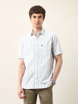 Arrow Sports - Men Multi-Color Stripes Regular Fit Casual Shirt