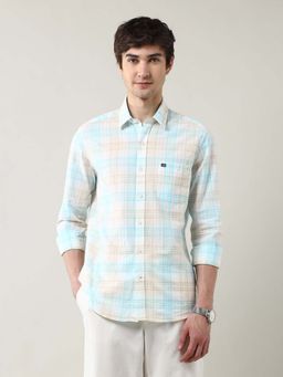 Arrow Sports - Men Multi-Color Checks Slim Fit Casual Shirt