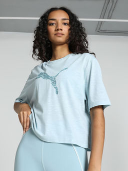 Puma - Graphic Studio Women Blue T-Shirt