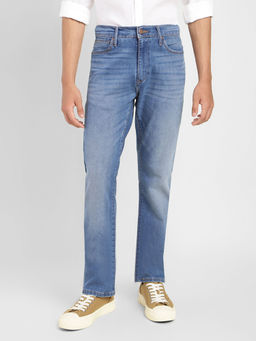 Levi's - Men's 513 Mid Blue Straight Fit Jeans