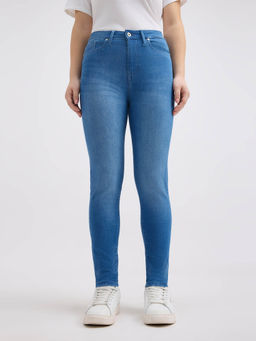 Pepe Jeans - Women Blue Skinny Fit High Rise Jeans