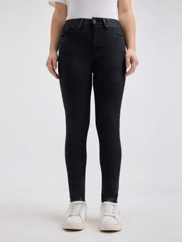 Pepe Jeans - Women Black Skinny Fit High Rise Jeans