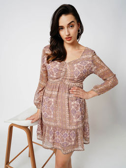 ONLY - x JDY LEO SS DRESS Wheat