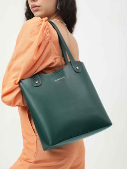 Fastrack - Women Malachite Green Tall Tote Bag Fits Upto 11" iPad or Tablet