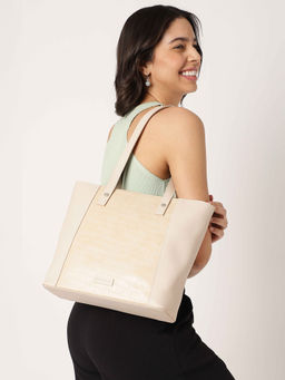 Fastrack - Textured Large Tote Bag Fits Upto 14" Laptop