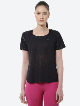 ASICS - Ventilate Actibreeze Ss Black Women Running T-shirts