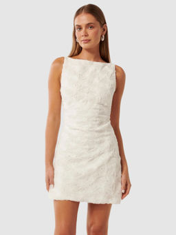 Forever New - Finlay Floral Self Design Mini Dress