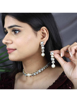 BeAbhika - Triangle Mangle Drop Earrings