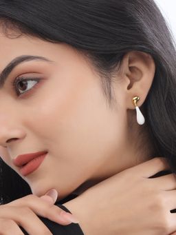 Mitali Jain - Droplet Mismatch Enamel Earrings