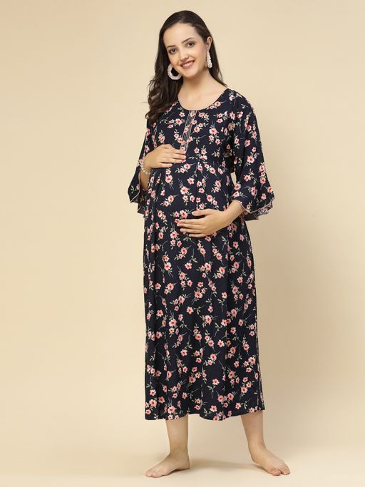 Maternity Wear Maternity Nightdress And Robe Happy Mama Maternity