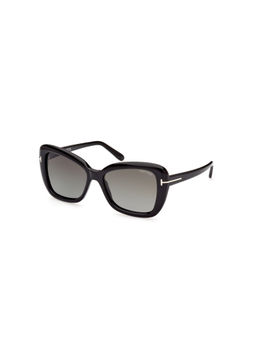 Tom Ford Eyewear - Women Butterfly Grey Lens Sunglasses - FT1008 55 01B