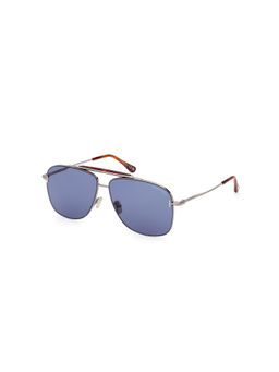 Tom Ford Eyewear - Men Pilot Blue Lens Sunglasses - FT1017 60 14V