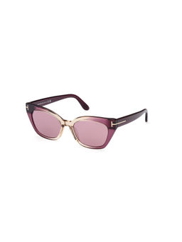 Tom Ford Eyewear - Women Cat Eye Purple Lens Sunglasses - FT1031 52 83Y