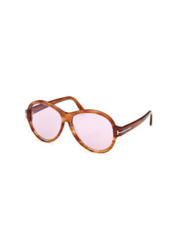 Tom Ford Eyewear - Women Oval Pink Lens Sunglasses - FT1033 59 45Y