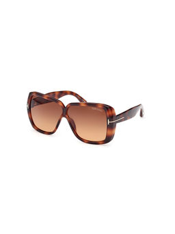 Tom Ford Eyewear - Women Square Brown Lens Sunglasses - FT1037 61 52F