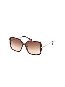 Tom Ford Eyewear - Women Square Brown Lens Sunglasses - FT1039 59 52F