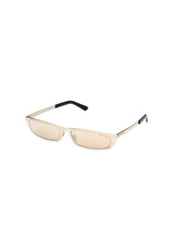 Tom Ford Eyewear - Unisex Rectangle Beige Lens Sunglasses - FT1059 59 32G