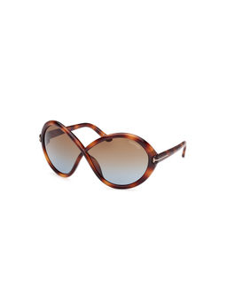 Tom Ford Eyewear - Women Butterfly Brown Lens Sunglasses - FT1070 68 53F