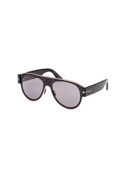 Tom Ford Eyewear - Unisex Pilot Grey Lens Sunglasses - FT1074 58 01C