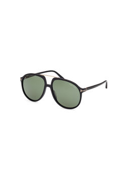 Tom Ford Eyewear - Men Pilot Green Lens Sunglasses - FT1079 58 02N