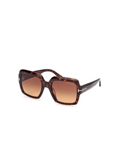 Tom Ford Eyewear - Women Square Brown Lens Sunglasses - FT1082 54 52F