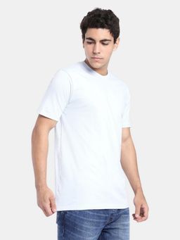 R&B - Blue Solid Men Short Sleeve T-Shirt