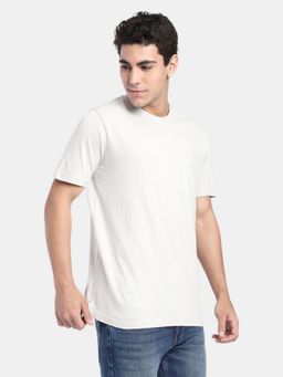 R&B - Grey Solid Men Short Sleeve T-Shirt