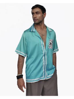 CLUBHAVANA - Aqua Beach Friends Premium Soft Satin Shirt