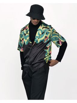 CLUBHAVANA - Black Volcano Vista Premium Soft Satin Shirt