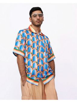 CLUBHAVANA - Multi-Color Illusions Premium Soft Satin Shirt