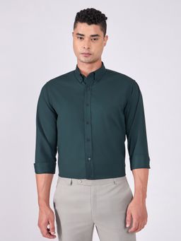 Espanshe - Men Blue Solid Formal Shirt