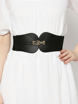 Twenty Dresses by Nykaa Fashion - Black Give Me A Moment Belt
