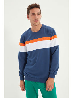 Trendyol - Man Blue Sweatshirt