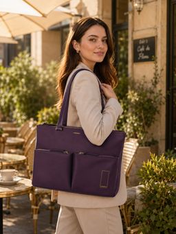 MOKOBARA - The Bliss Tote Bag With Detachable Strap - Purple