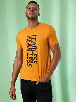 Campus Sutra - Men Stylish Printed Round Neck Casual T-shirts