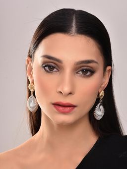 REENISAA - Multi-Color Copper Statement Pair Of Earrings