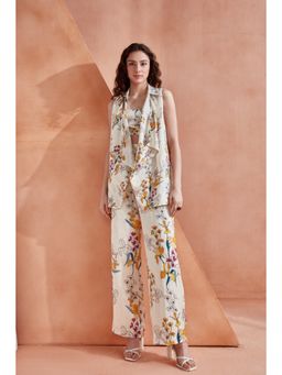 Label Deepika Nagpal - Almond Cascade Tuscany Co-ord (Set of 3)