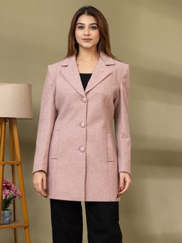 TWENTY ME - Women's Pink Long Coat