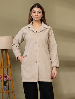 TWENTY ME - Women's Cream Long Coat