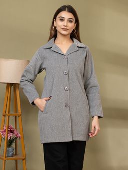 TWENTY ME - Women's Grey Long Coat