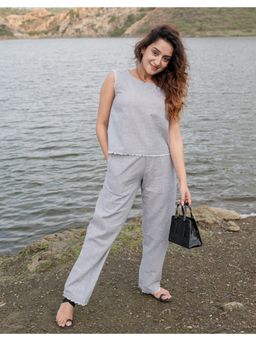 Babli - Women Grey Round Neck Co-ord Set