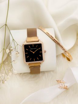 Joker and Witch - Enchanting Rose Gold Love Triangle For Women