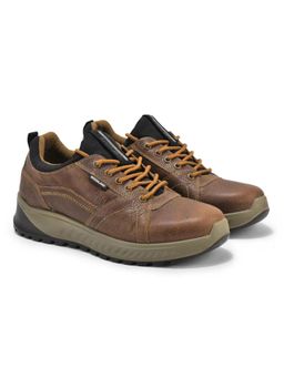 WOODLAND - Casual Camel Brown Sneakers
