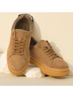 WOODLAND - Casual Camel Brown Sneakers