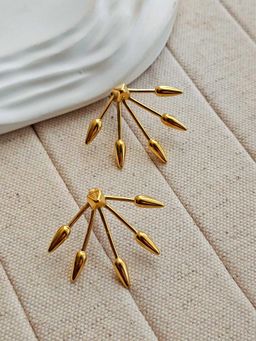 TAAHIRA JEWELLERY - 18K Gold Plated Piper Earrings