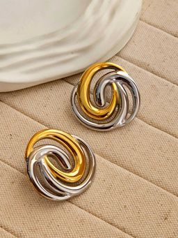 TAAHIRA JEWELLERY - 18K Gold Plated Odette Twirl Earrings
