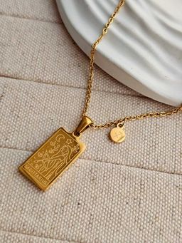 TAAHIRA JEWELLERY - 18K Gold Plated Sagittarius Zodiac Sign Necklaces